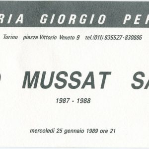 Paolo Mussat Sartor 1987 – 1988