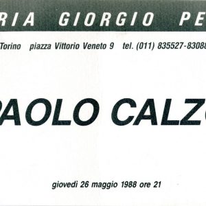 Pier Paolo Calzolari 1988